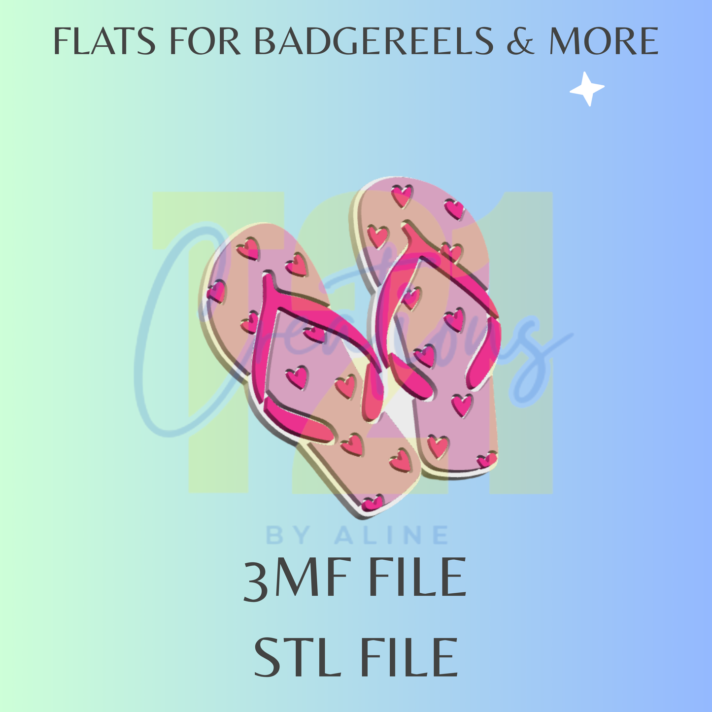 SANDALS FLAT STL FILE