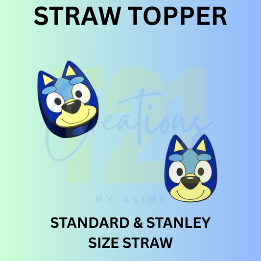 BLUE DOG STRAW TOPPER