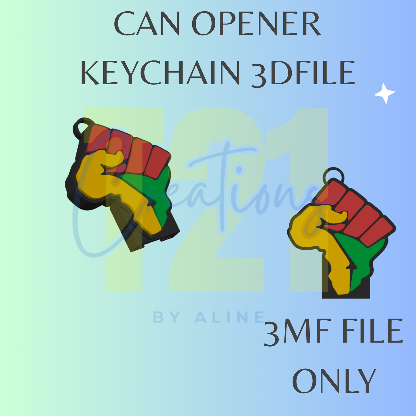 JUNETEENTH 2 CAN OPENER 3MF FILE