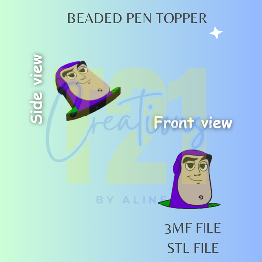ASTRONAUT PEN TOPPER STL FILE