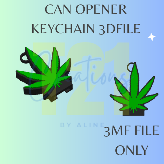 HAPPY LEAF CAN OPENER 3MF FILE