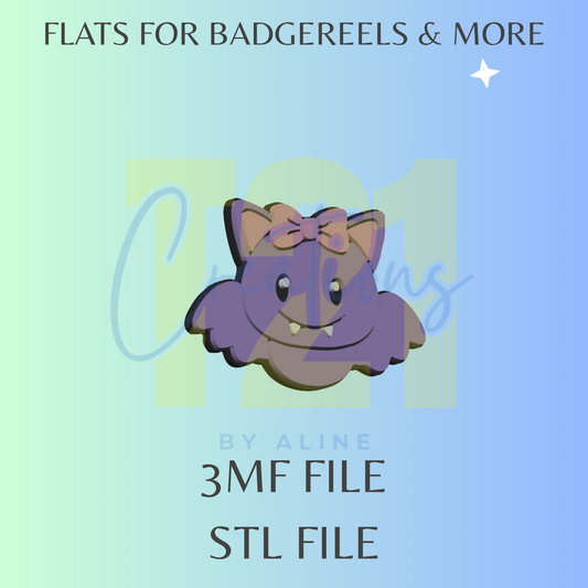 COQUETTE BAT FLAT STL FILE