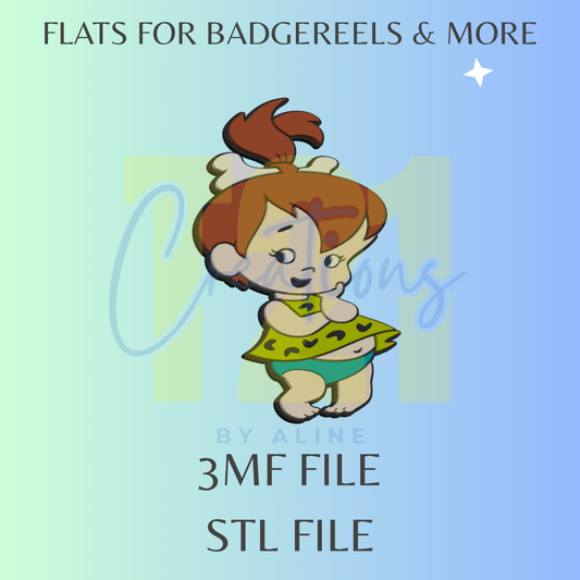 PEBBLES FLAT STL FILE