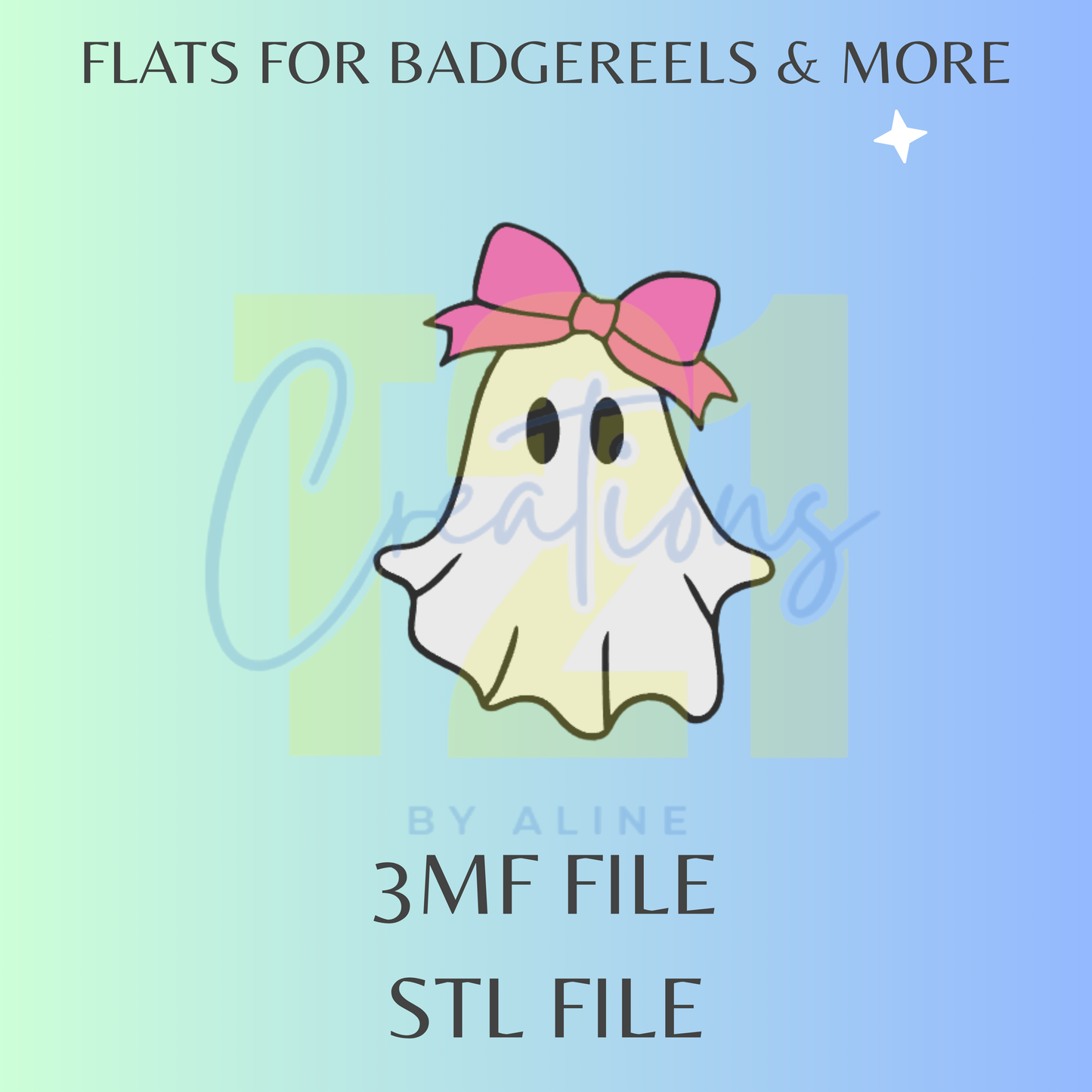 COQUETTE GHOST FLAT STL FILE