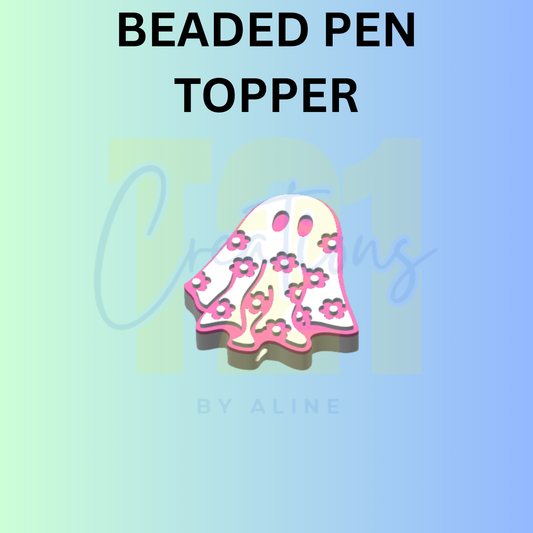 FLOWER GHOST PEN TOPPER
