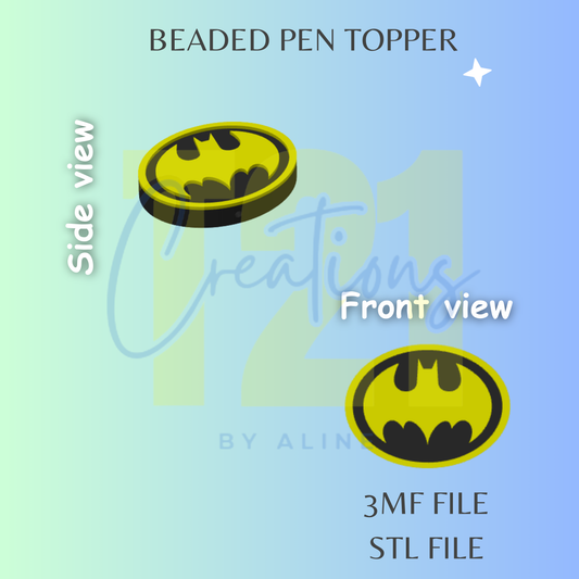 BAT GUY PEN TOPPER STL FILE
