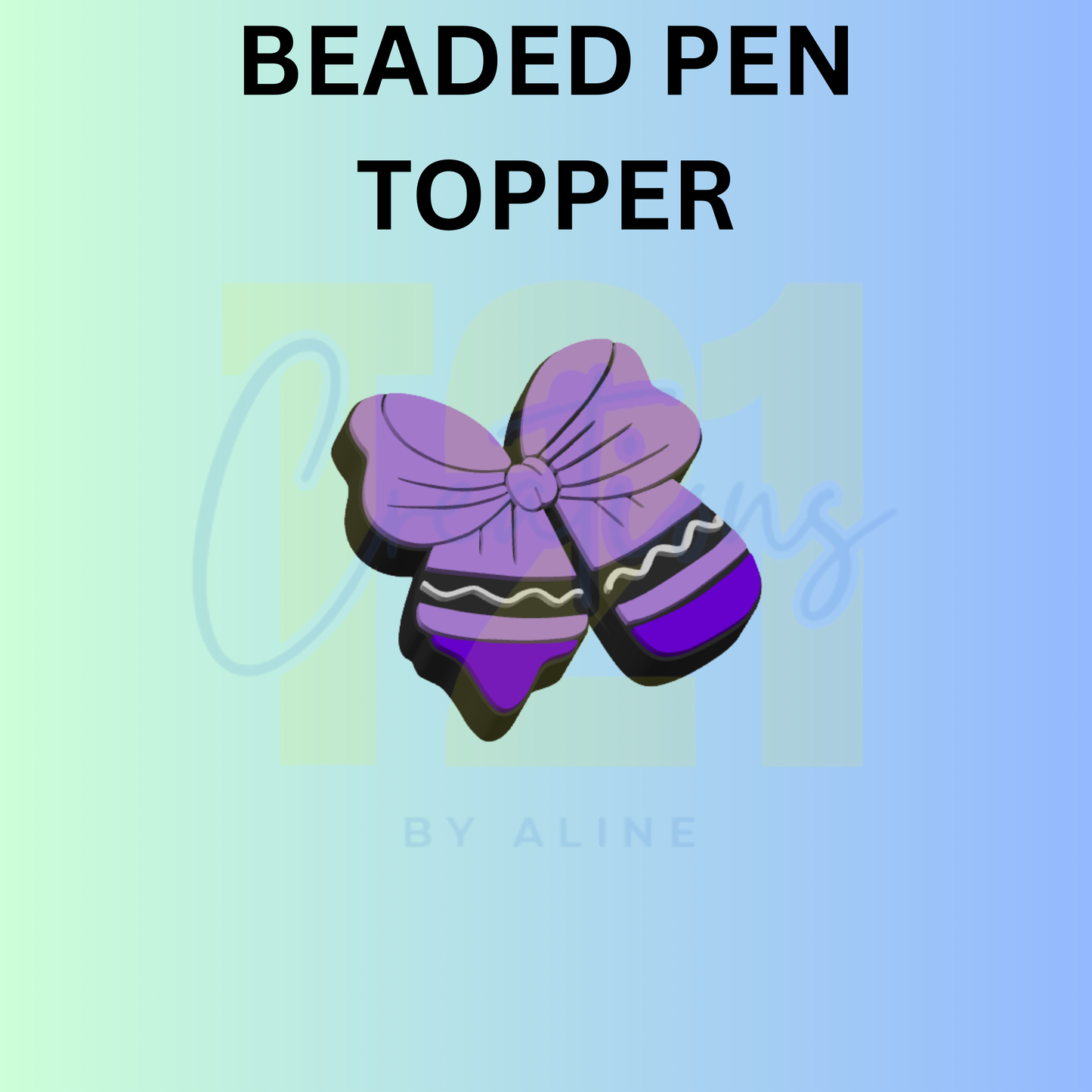 CRAYON BOW PEN TOPPER