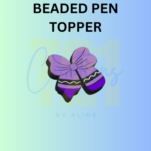 CRAYON BOW PEN TOPPER