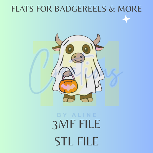 GHOST COW FLAT STL FILE