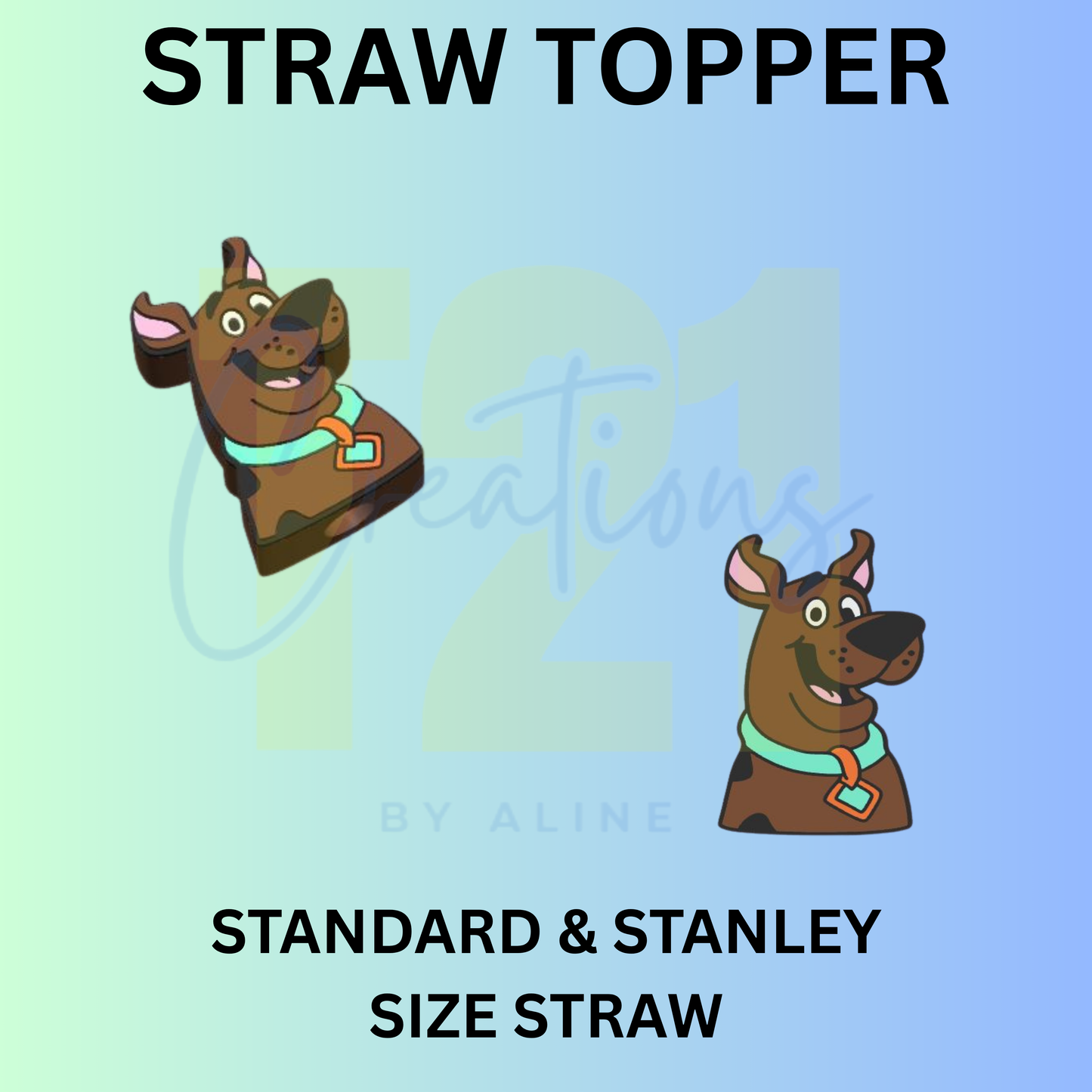 BROWN DOG STRAW TOPPER