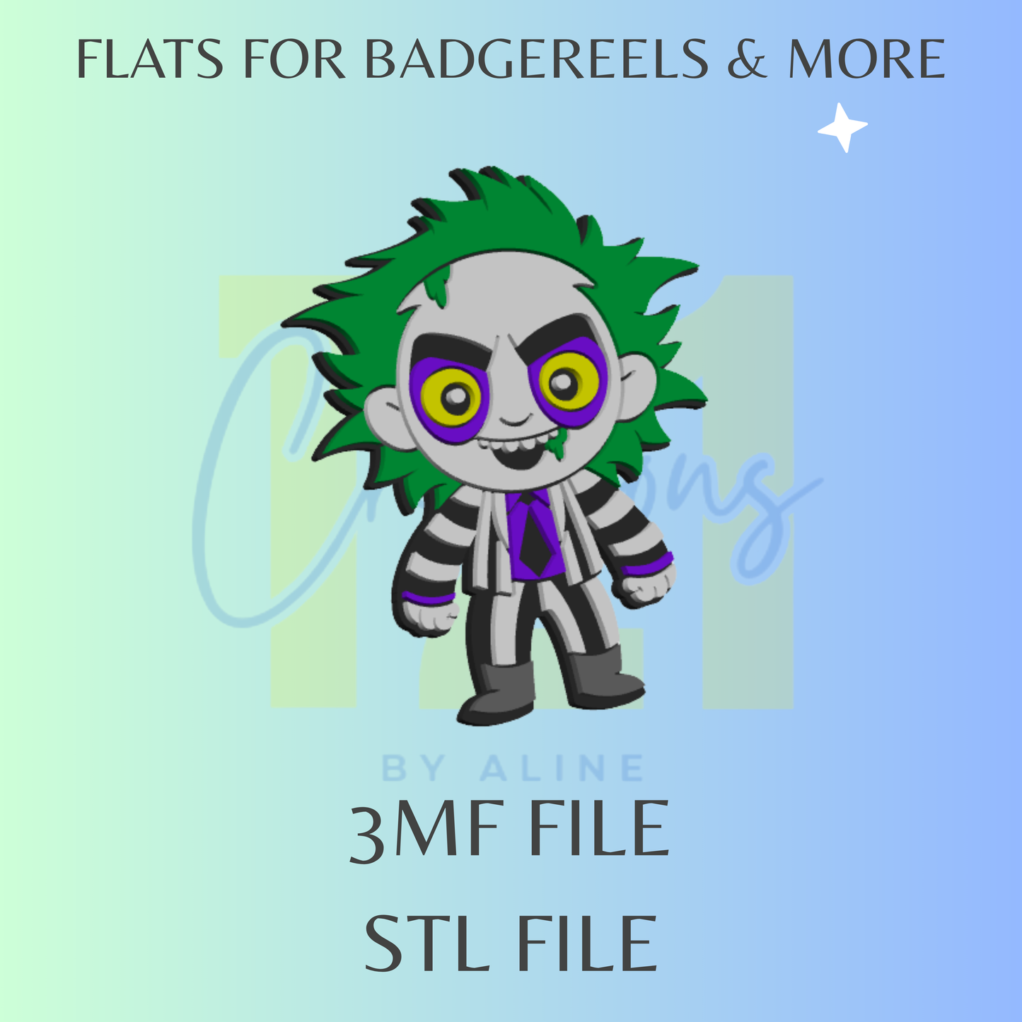 B-TTLE FLAT STL FILE