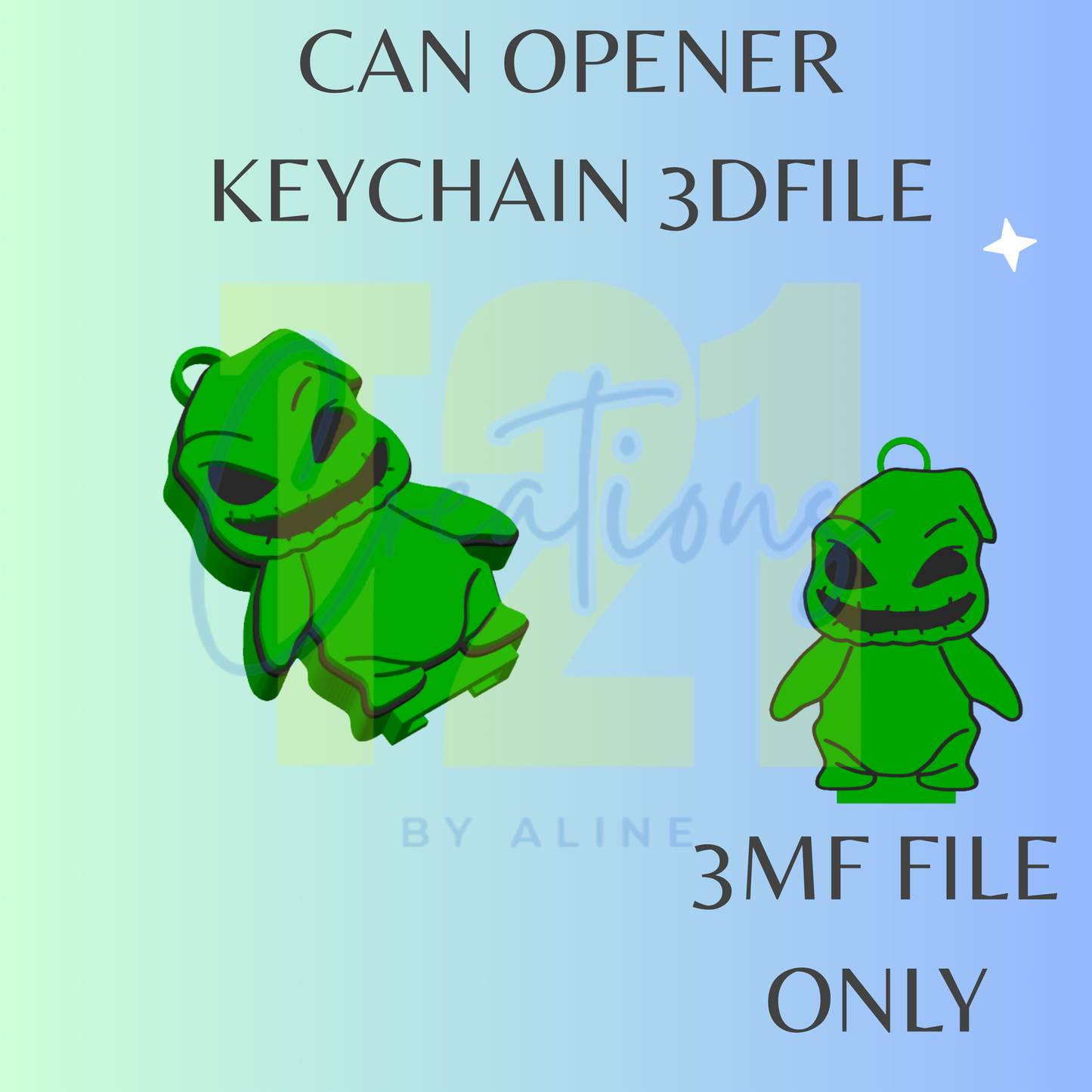 GREEN GUY CAN OPENER 3MF FILE