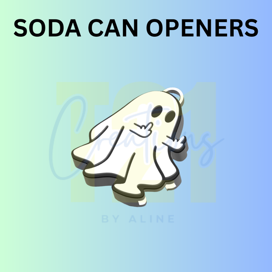 SASSY GHOST CAN OPENER KEYCHAIN