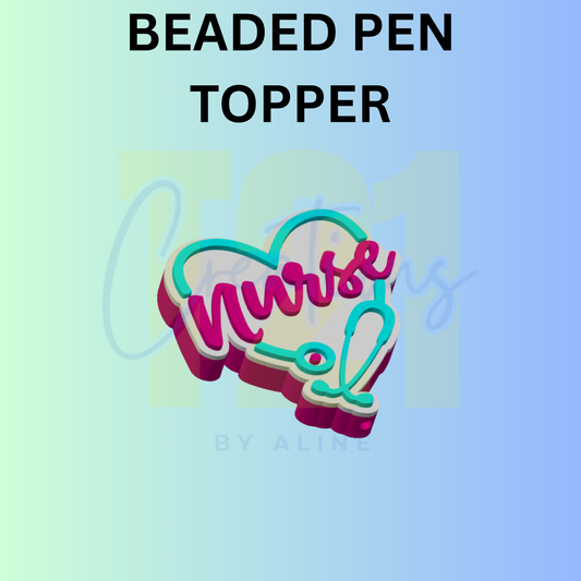 NURSE HEART PEN TOPPER