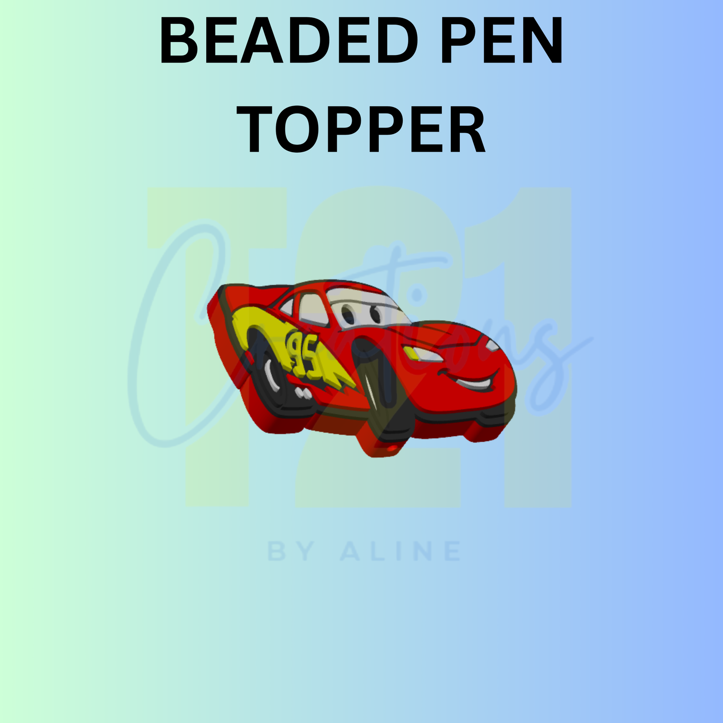 RED CAR PEN TOPPER
