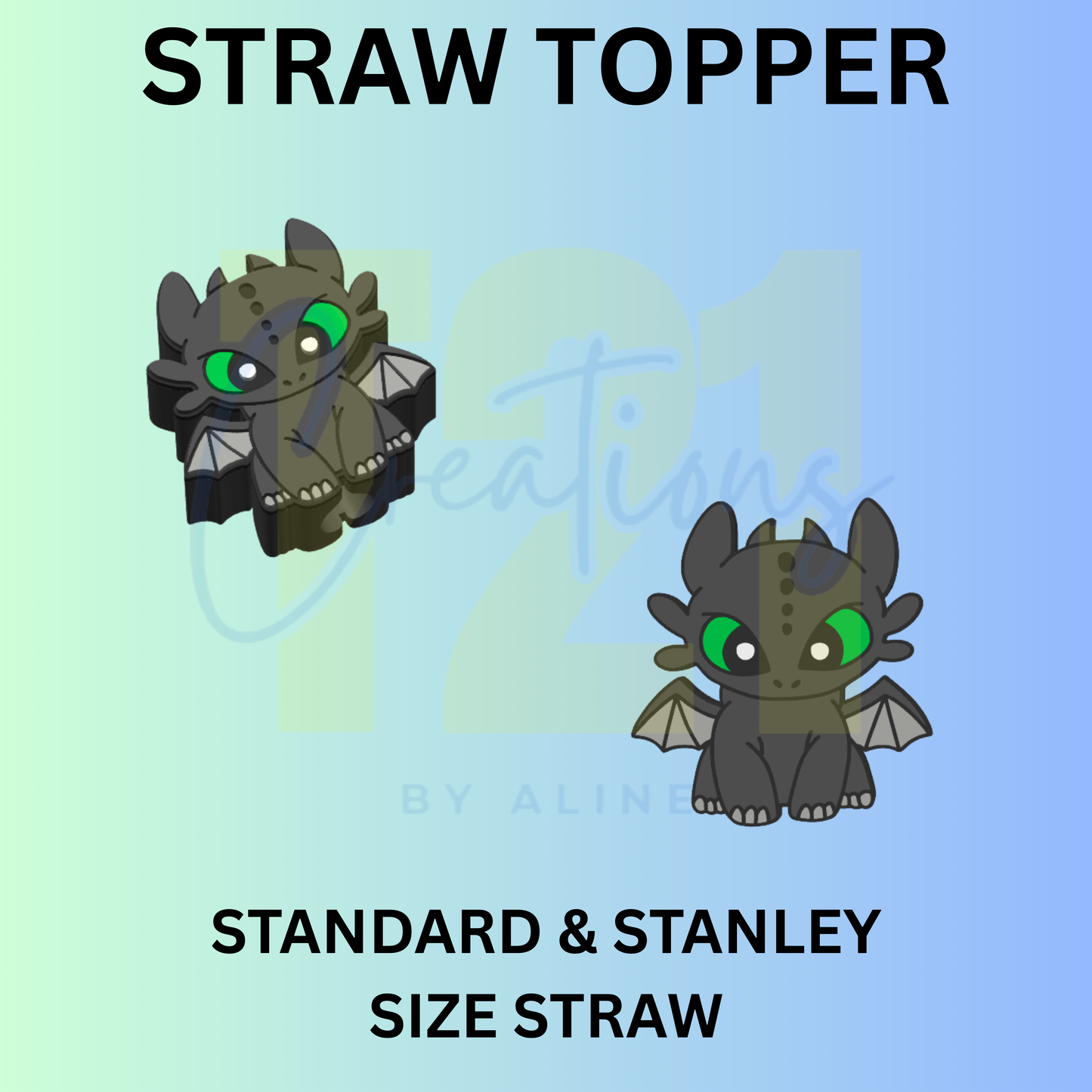 DRAGON STRAW TOPPER