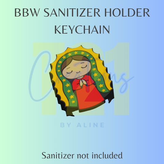 VIRGENCITA BBW SANITIZER KEYCHAIN