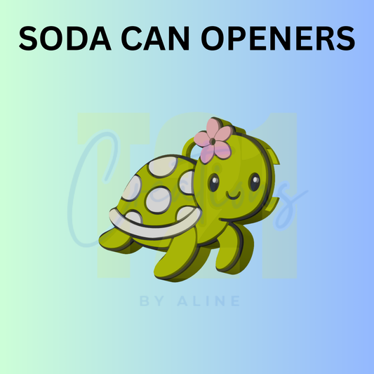TURTLE CAN OPENER KEYCHAIN