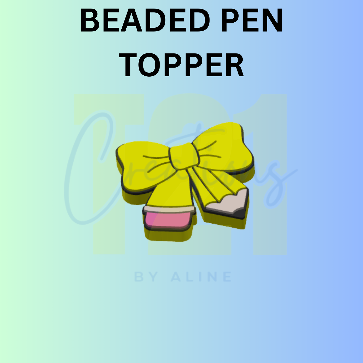 PENCIL BOW 2 PEN TOPPER