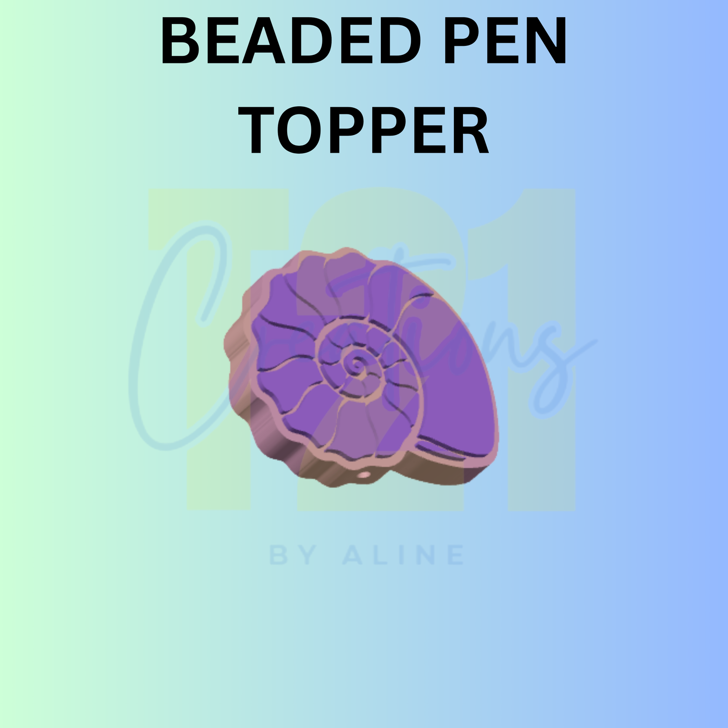 SEASHELL 1 PEN TOPPER