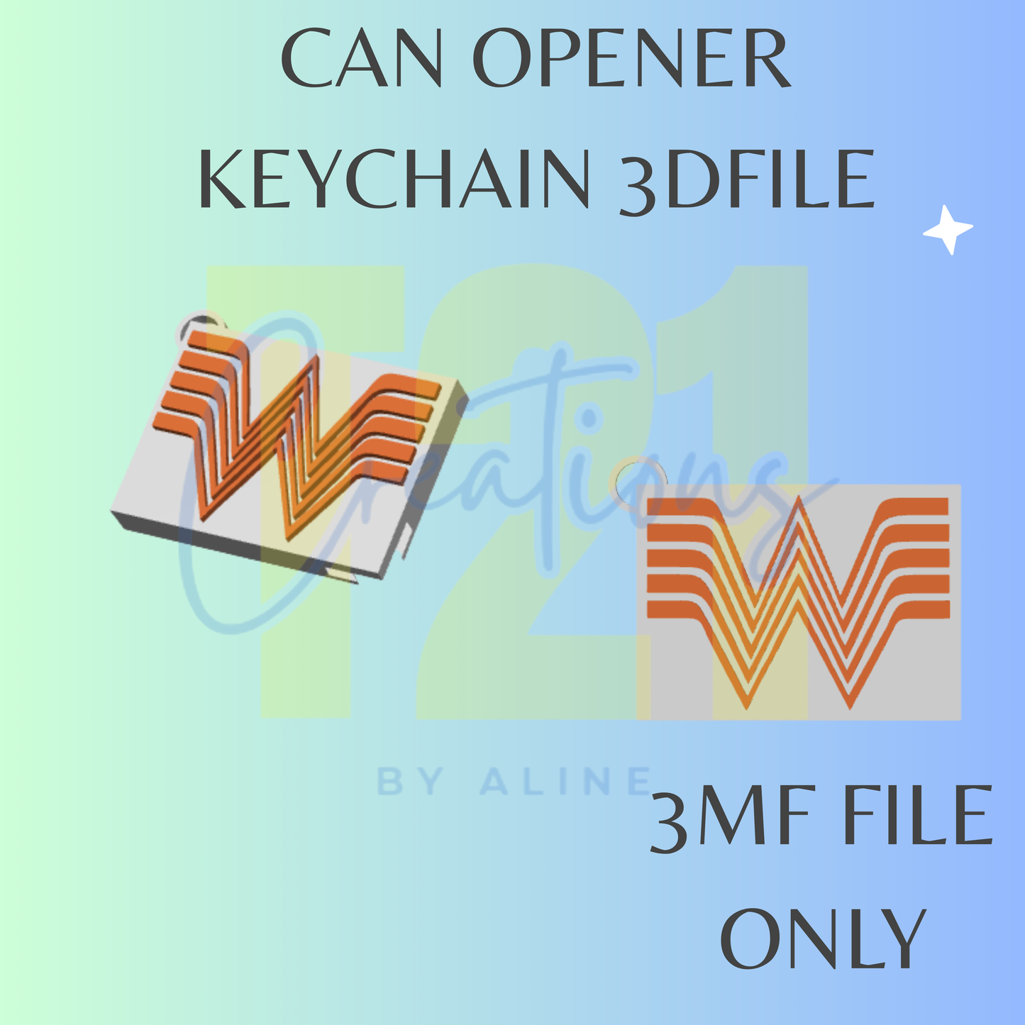 W BURGER CAN OPENER 3MF FILE