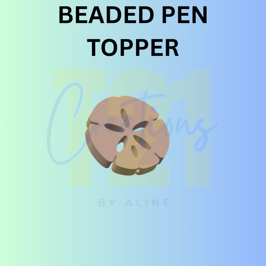 SAND DOLLAR PEN TOPPER
