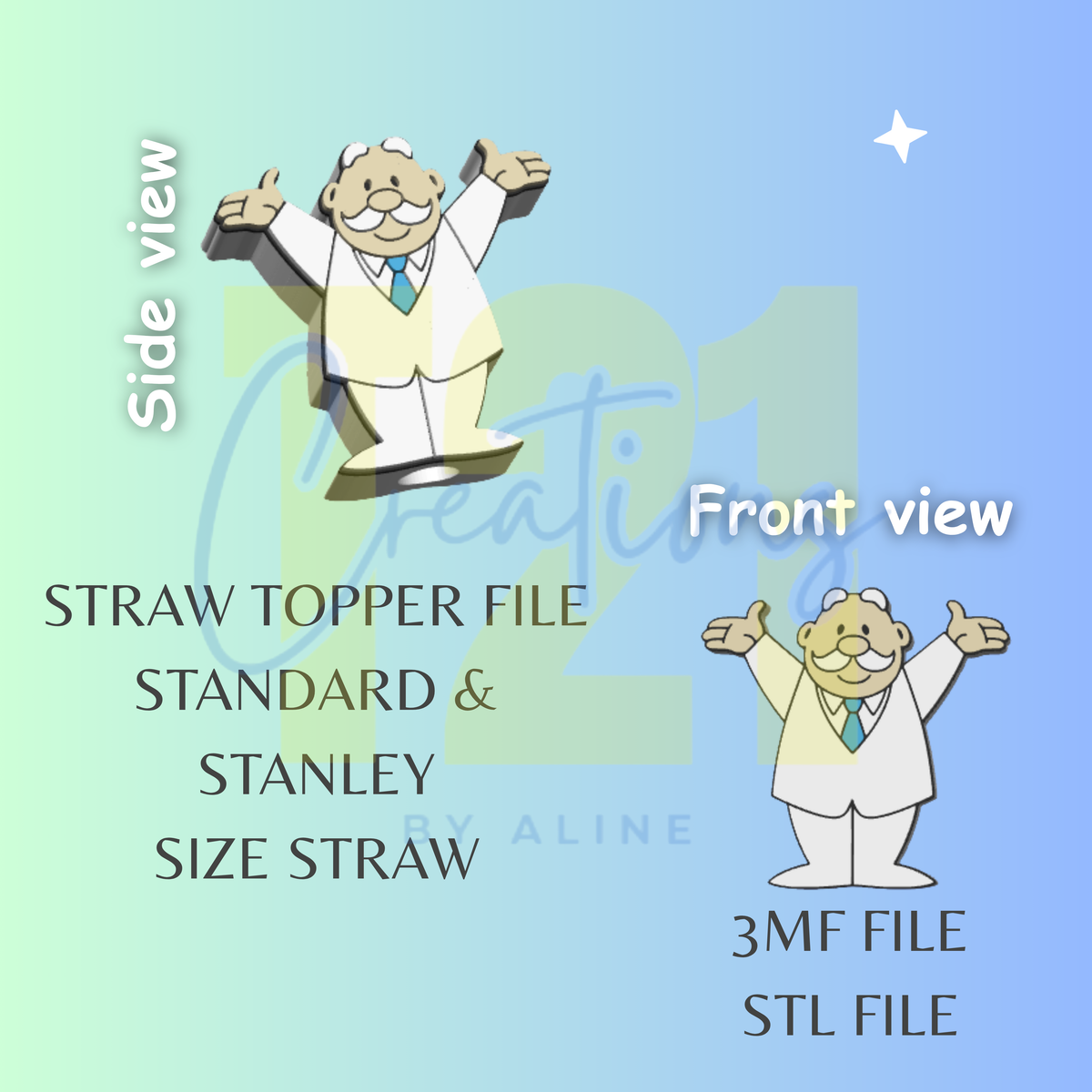 DR. S STRAW TOPPER STL FILE