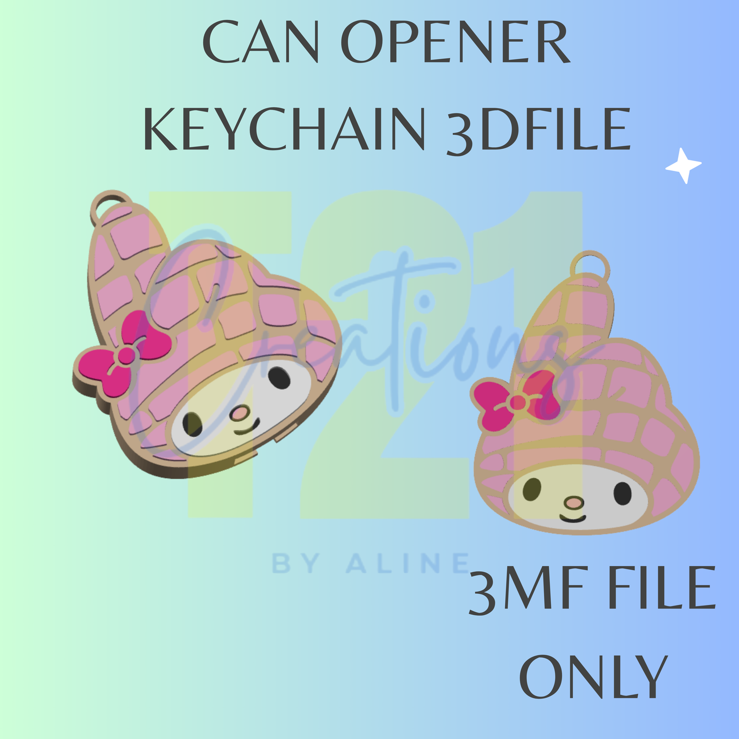 CONCHA MEL CAN OPENER 3MF FILE