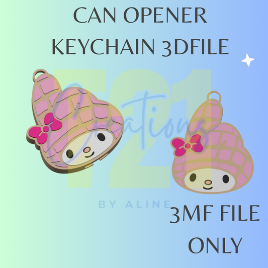 CONCHA MEL CAN OPENER 3MF FILE