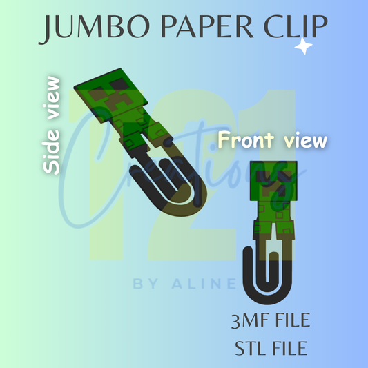 CREE-PER JUMBO PAPER CLIP STL FILE