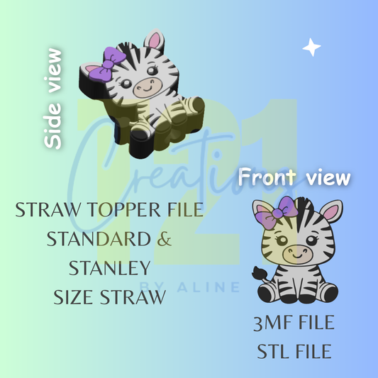 ZEBRA TOPPER STL FILE