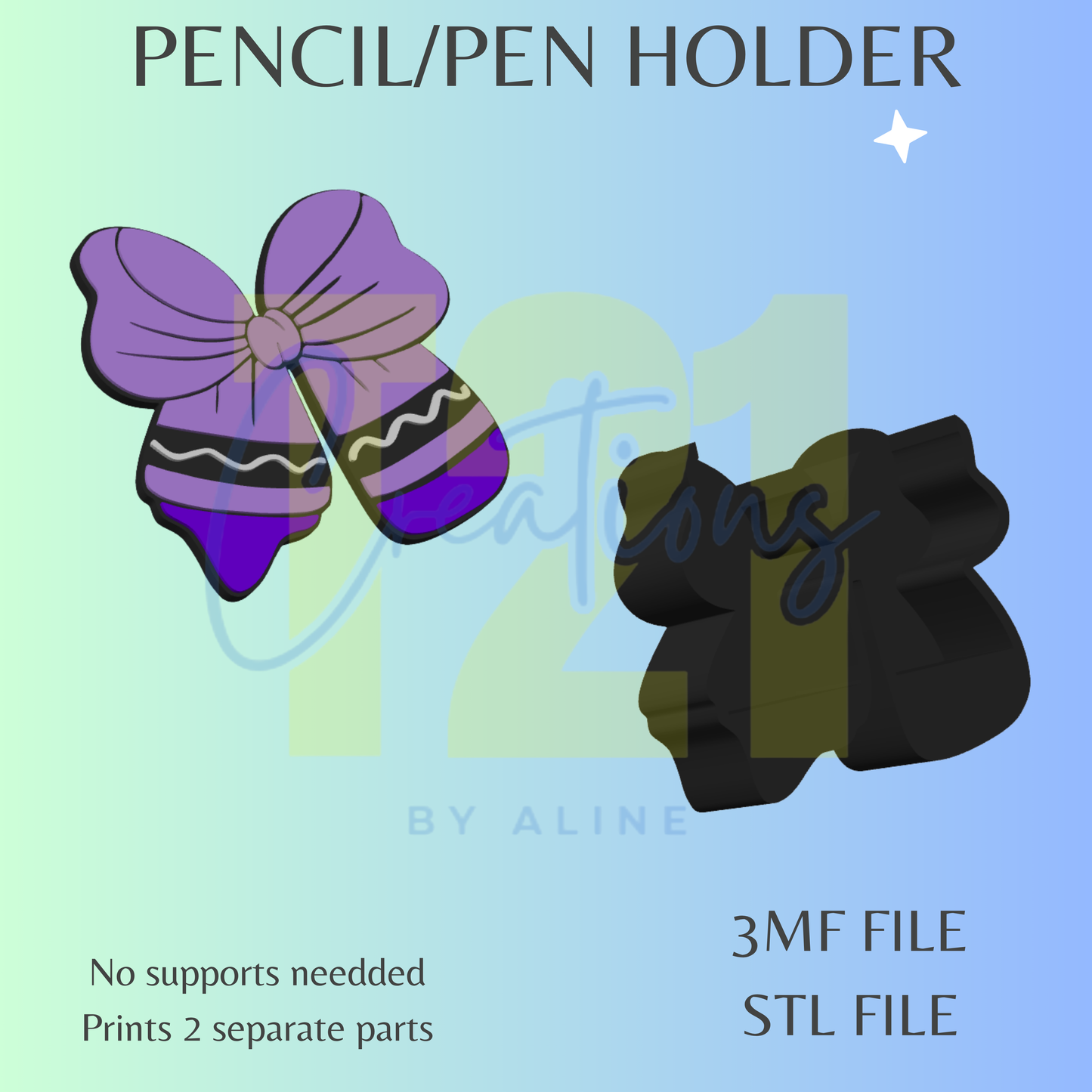 CRAYON PEN/PENCIL HOLDER STL FILE