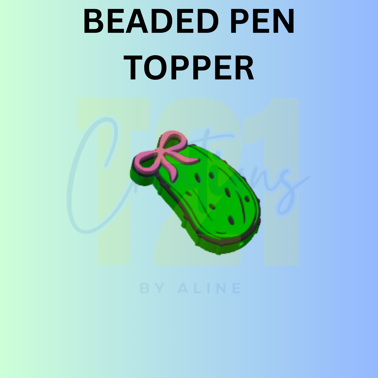 COQUETTE PICKLE PEN TOPPER