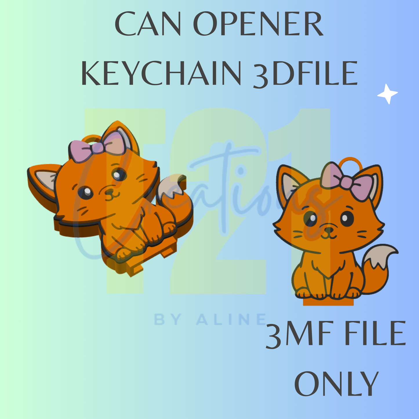 FOX CAN OPENER 3MF FILE