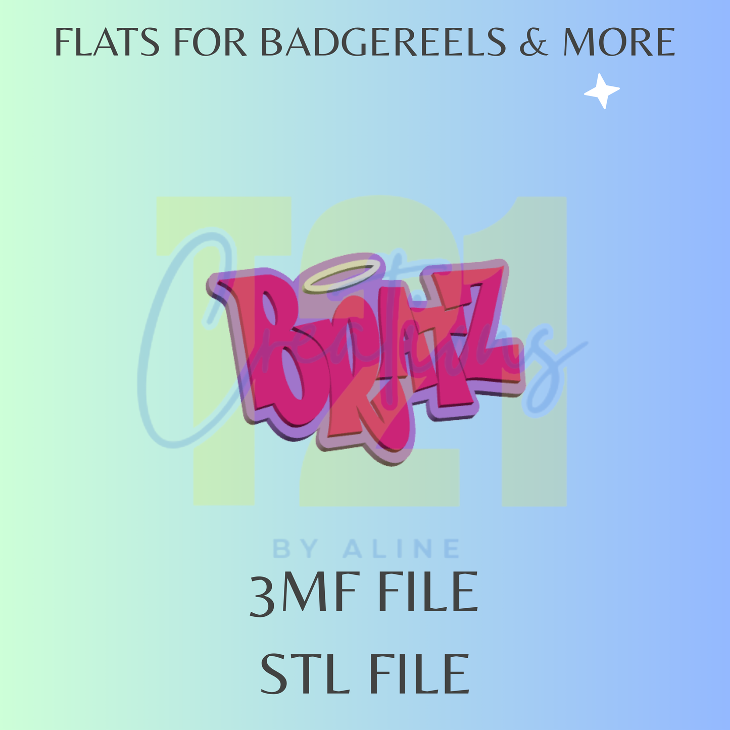 DOLLS NAME FLAT STL FILE