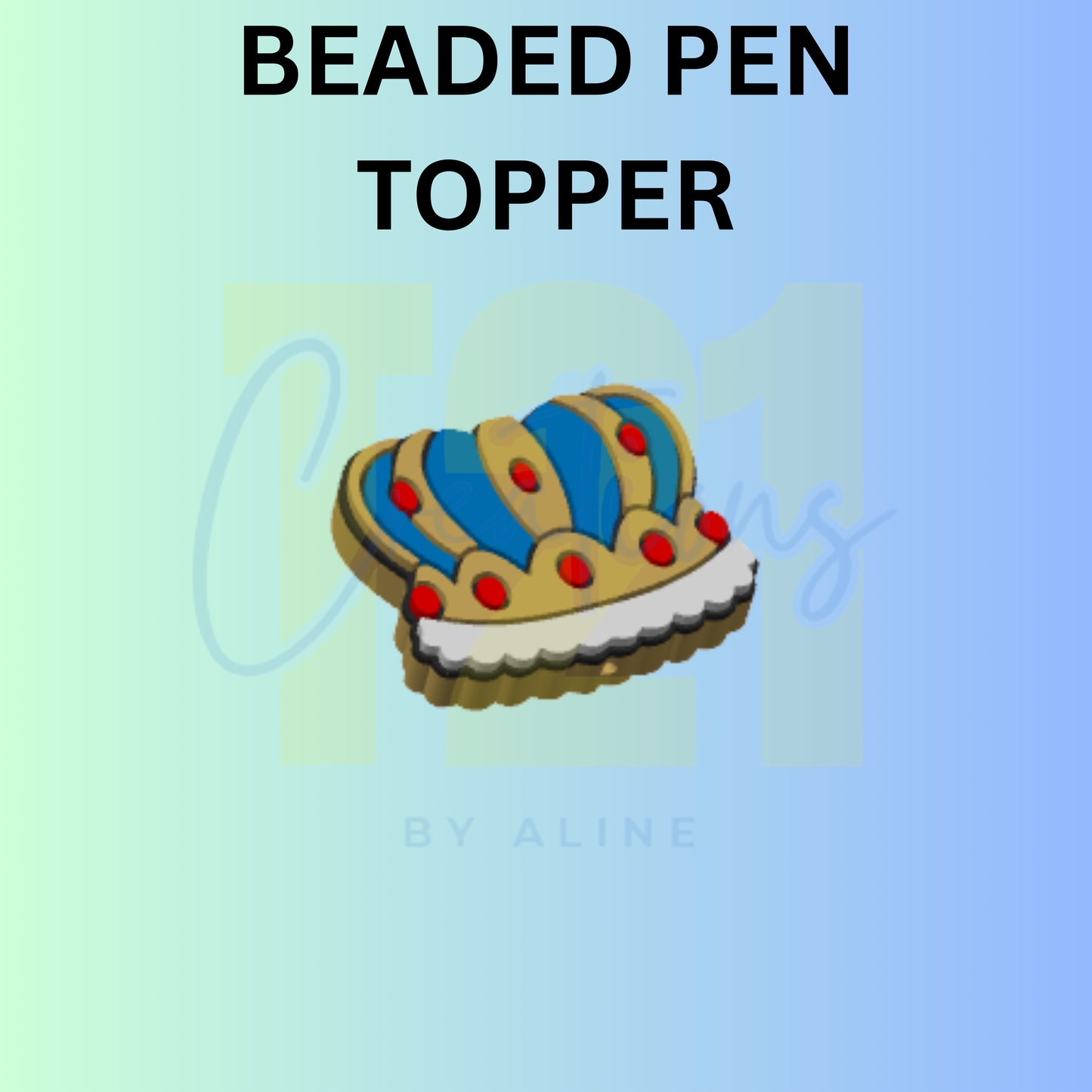 KING CROWN PEN TOPPER