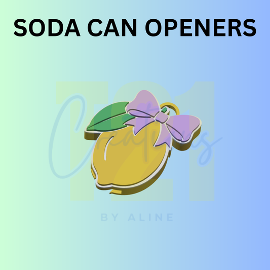 COQUETTE LEMON CAN OPENER KEYCHAIN