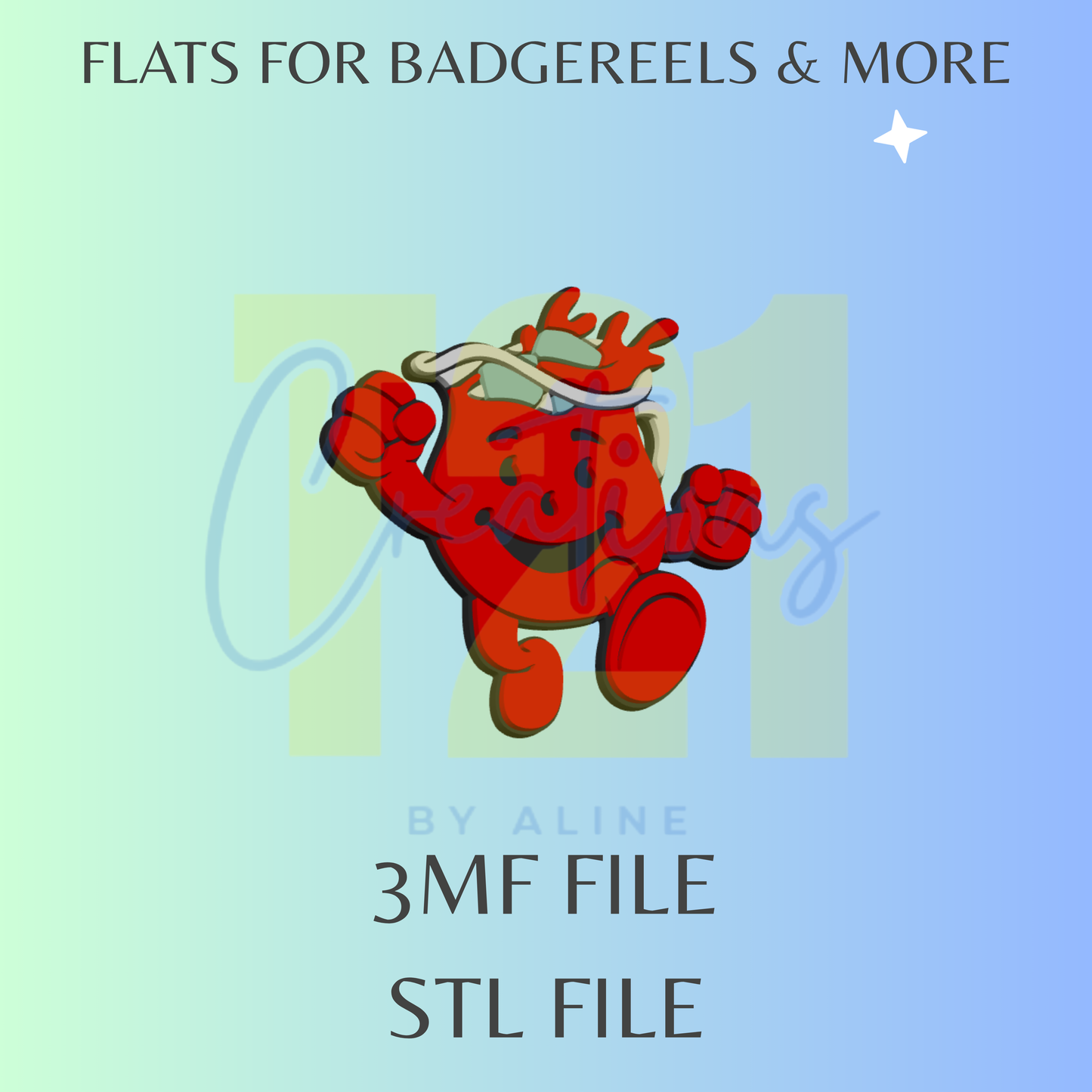 KOOL JUICE FLAT STL FILE