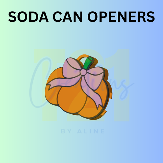 COQUETTE PUMPKIN CAN OPENER KEYCHAIN