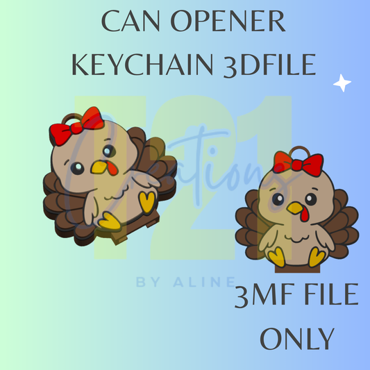 TURKEY CAN OPENER 3MF FILE