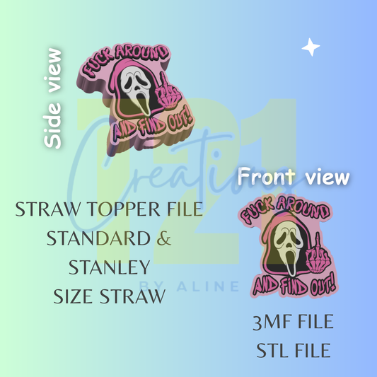 F AROUND TOPPER STL FILE