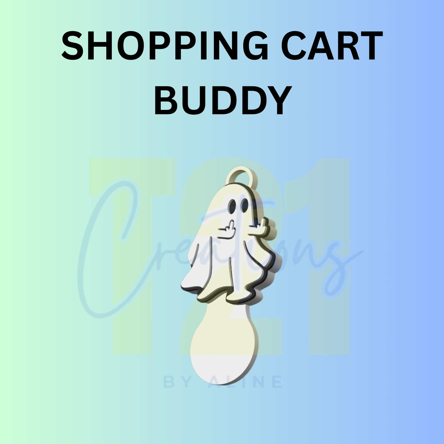SASSY GHOST SHOPPING CART BUDDY