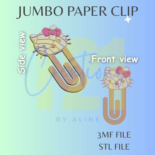 CONCHA H-K JUMBO PAPER CLIP STL FILE