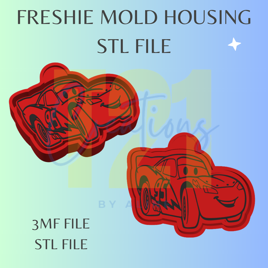 RED CAR FRESHIE MOLD HOUSING STL FILE