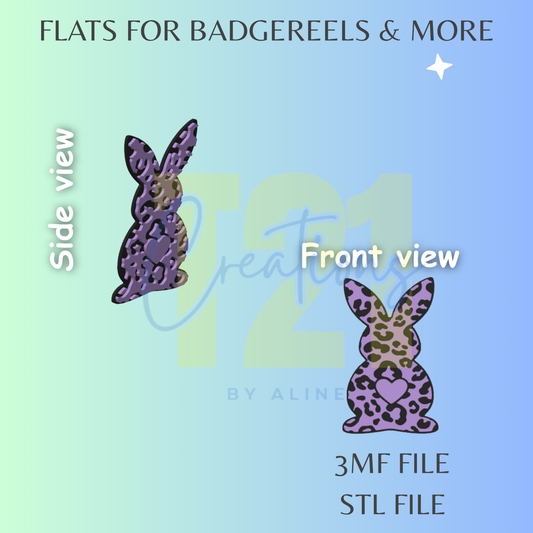 ANIMAL PRINT BUNNY FLAT