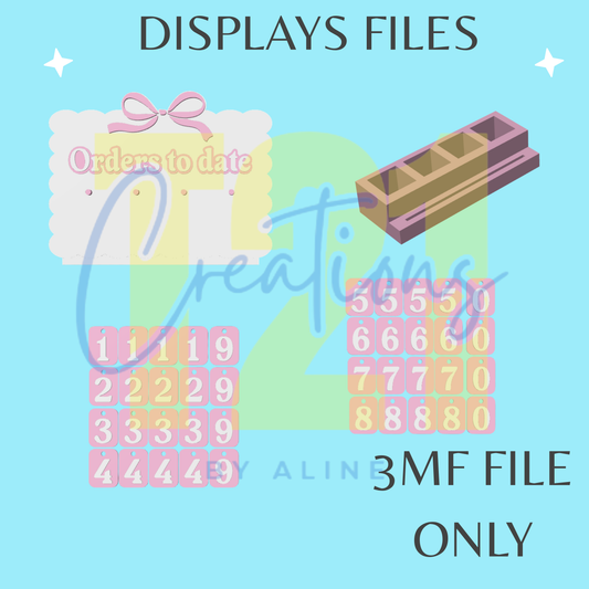 COQUETTE ORDER COUNTER 3MF FILE