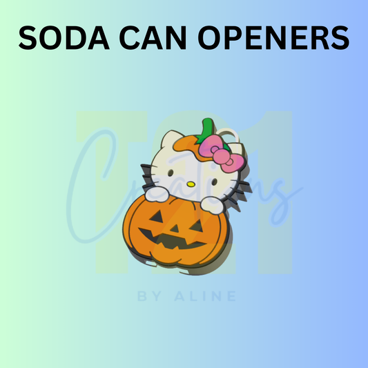 H-K IN PUMPKIN CAN OPENER KEYCHAIN