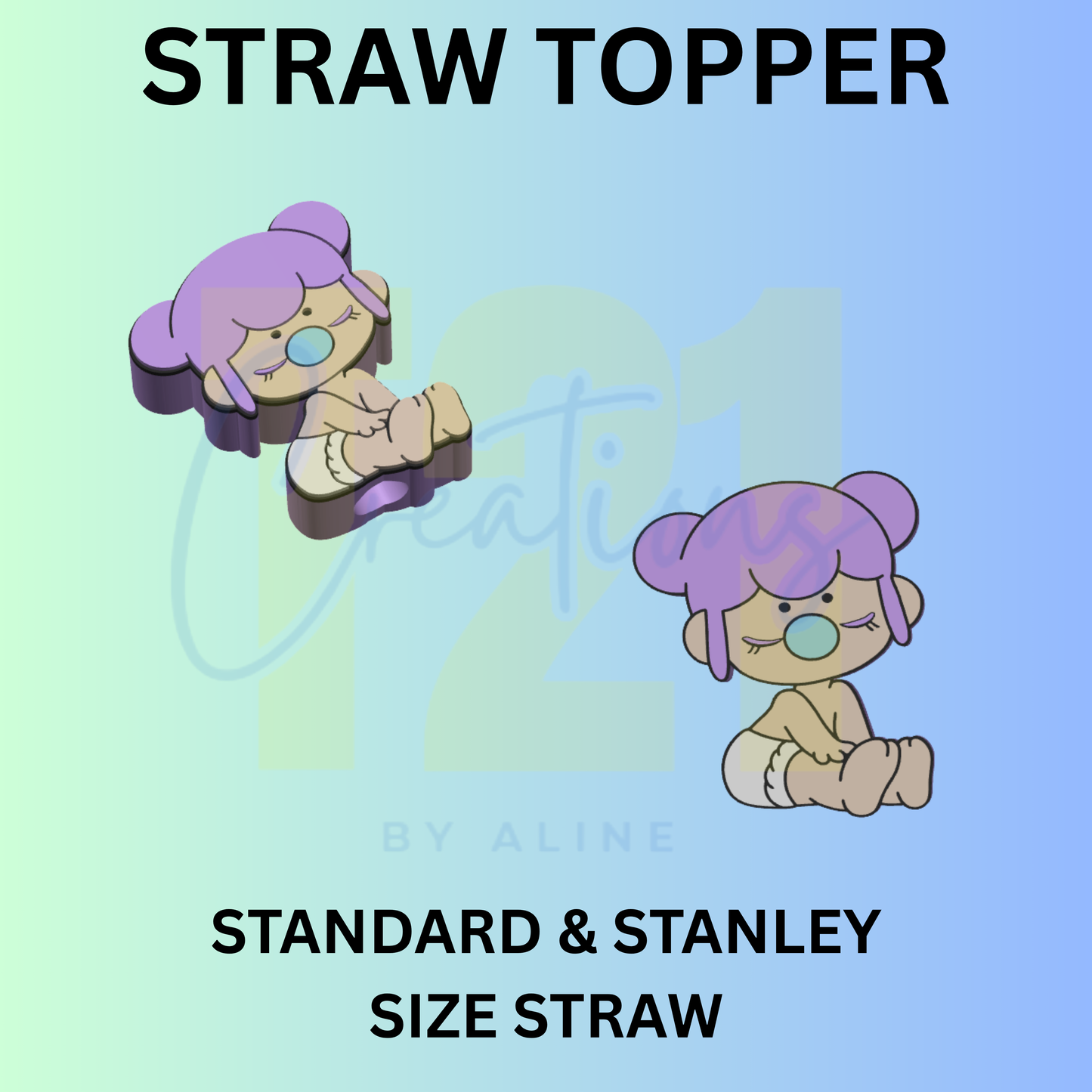 NANCY STRAW TOPPER