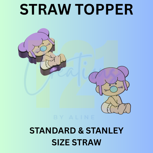 NANCY STRAW TOPPER