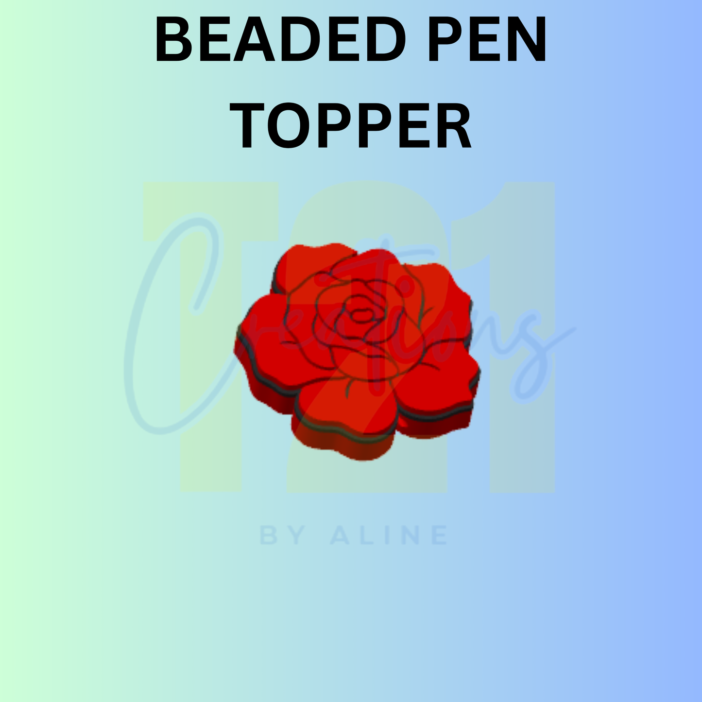 ROSE PEN TOPPER